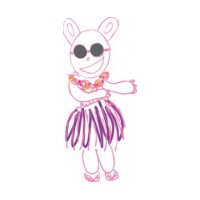 Little Miss Panda Gets Lei’d